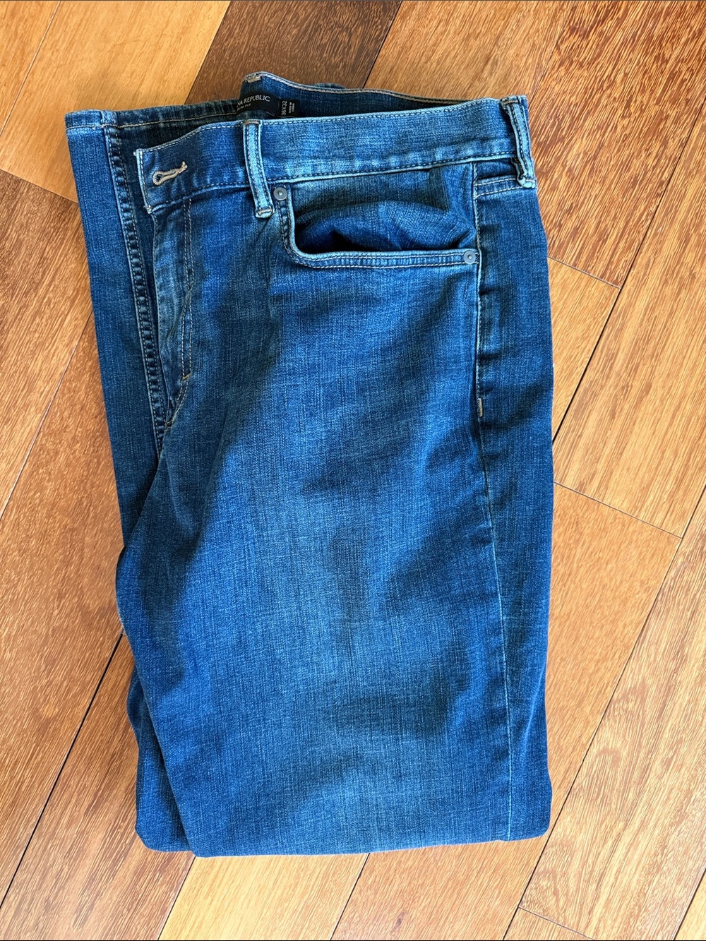 2 pairs of Banana Republic Dark Blue Men’s  Jeans - Picture 4 of 6